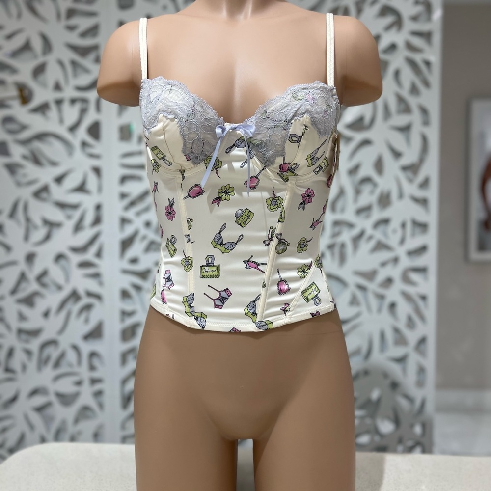 Nicole Miller Printed Bustier